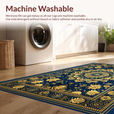 Cozy Multicolor Geometric Arrangement(Blue)
