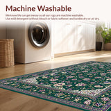 Intricate Vintage Botanical Weave(Green)