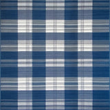 Rustic Blue Checkered Aesthetic(Blue)