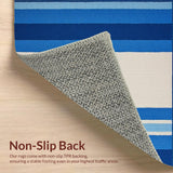 Elegant Textured Wave Motif(Blue)