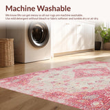 Contemporary Subtle Floral Silhouette(Red)