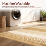 Ultra Soft Area Rug, Non Slip, Stain Resistant, Washable Area Rugs for Living Room, Bedroom, Rustic Tan Animal Print Aesthetic(Beige)