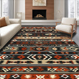 Contemporary Geometric Tiled Arrangement(Black)