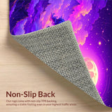 Ultra Soft Area Rug, Non Slip, Stain Resistant, Washable Area Rugs for Living Room, Bedroom, Soft Dreamlike Unicorn Visuals(Purple)