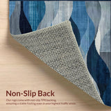 Subtle Tiled Motif in Cool Hues(Blue)