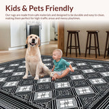 Minimalist Geometric Diamond Motif(Black)