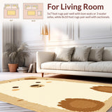 Charming Kawaii Bear Motif(Beige)