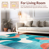 Dynamic Coastal Wave Motif(Blue)