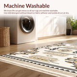 Geometric Ivory Southwestern Aesthetic(Beige)