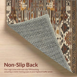 Ultra Soft Area Rug, Non Slip, Stain Resistant, Washable Area Rugs for Living Room, Bedroom, Charming Rustic Irregular Animal Motif(Beige)