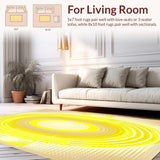 Sunburst Bloom Collection Area Goldenrod Petal Circle(Yellow)
