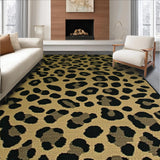 Ultra Soft Area Rug, Non Slip, Stain Resistant, Washable Area Rugs for Living Room, Bedroom, Stylish Khaki Animal Style(Beige)