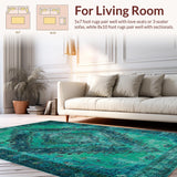 Elegant Light Blue Floral Design(Blue)