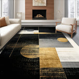 Trendy Vibrant Angular Composition(Black)