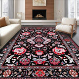 Vintage Floral Medallion Design(Black)