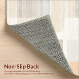 Ultra Soft Area Rug, Non Slip, Stain Resistant, Washable Area Rugs for Living Room, Bedroom, & Neutral(Beige)