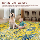 Charming Tiled Medallion Design(Yellow)