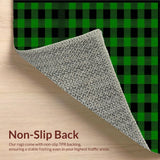 Cozy Green and Charcoal Buffalo(Green)