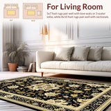 Chic Black and Gold Medallion(Black)