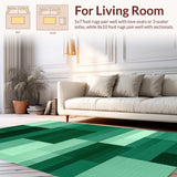 Vibrant Toned Abstract Stripes(Green)