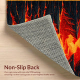 Vivid Abstract Volcanic Motif(Red)