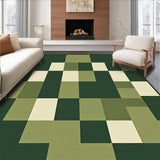 Luxurious Fuzzy Trellis Design(Green)