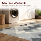 Artistic Tiled Geometric Arrangement(Gray)