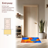 Artistic Geometric Color Fusion(Blue)