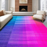 Ultra Soft Area Rug, Non Slip, Stain Resistant, Washable Area Rugs for Living Room, Bedroom, Vibrant Whimsical Tie-Dye Style(Blue)