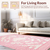 Vibrant Playful Wavy Motif(Pink)