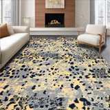 Ultra Soft Area Rug, Non Slip, Stain Resistant, Washable Area Rugs for Living Room, Bedroom, Sleek Contemporary Wildlife Design(Beige)