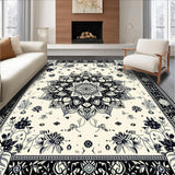 Luxurious Textured Ogee Patterning(Black)