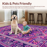 Exotic Geometric Color Symphony(Purple)