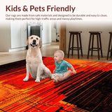 Dynamic Lava Thematic Artwork(Red)