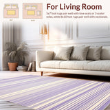 Cozy Ivory and Lavender(Purple)