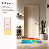 Joyful Rainbow Radiant Design(Blue)