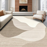 Ultra Soft Area Rug, Non Slip, Stain Resistant, Washable Area Rugs for Living Room, Bedroom, Modern Subtle Gradient Elegance(Beige)