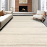 Ultra Soft Area Rug, Non Slip, Stain Resistant, Washable Area Rugs for Living Room, Bedroom, Sophisticated Soft Toned Harmony(Beige)