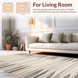 Artisanal Wave Motif(Beige)