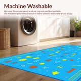 Lively Contemporary Number and Letter Theme(Blue)