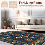 Bold Blue Brown Tribal Aesthetic(Blue)