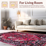 Contemporary Floral Ogee Style(Red)