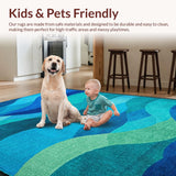 Engaging Abstract Patterned Layout(Blue)