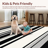 Vibrant Contemporary Graphic Lines(Black)