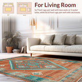 Vibrant Tribal Distressed Composition(Orange)