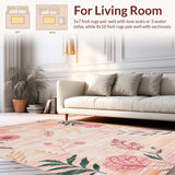 Playful Earthy Abstract Floral Design(Pink)