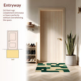 Ultra Soft Area Rug, Non Slip, Stain Resistant, Washable Area Rugs for Living Room, Bedroom, Pet-Friendly Tufted Tiger Bathroom Rug(Beige)