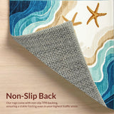 Contemporary Abstract Seaside Design(Beige)