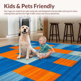 Chic Bright Geometric Arrangement(Blue)