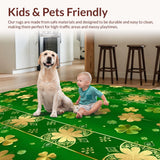 Playful Festive Clover Illustration(Green)